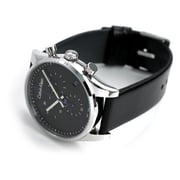 Calvin Klein Steadfast Black Leather Men Analog Watch K8S271C1
