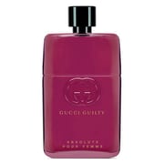 ما عطر غوتشي جيلتي أبسوليوت 90 مل + 7.4 مجموعة هدايا ميني ترافل للنساء