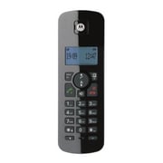 هاتف سلكي من موتورولا C4201 مع سماعة لاسلكية ، أسود