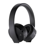 PS4 Wireless Stereo Gold Headset Black + Fortnite Voucher