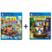 PS4 CTR Nitro Fueled + PS4 Crash N Sane Trilogy Game