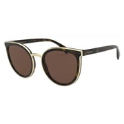 Emporio Armani Havana Plastic Women Sunglasses EA-4135-502673