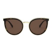 Emporio Armani Havana Plastic Women Sunglasses EA-4135-502673