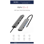 WIWU 505302 Alpha 11in1 Type C Converter Grey For MacBook