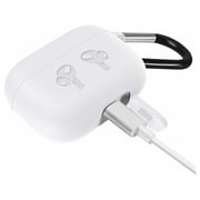 Glassology 110365 Silicone Case With Hooks For Airpods Pro Transparent