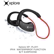 Xplore XP-PLAY1 Wireless Sports In Ear Headset Black/Red