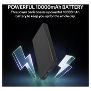 Promate Power Bank 10000MAh Black