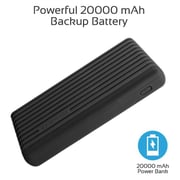 شاحن متنقلبروميت بسعة  20000mAh أسود