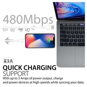Promate USB-C To Lightning 1.2m White