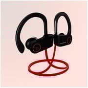 Bluedigit E850 Bluetooth HandsFree Earphone Black/Red