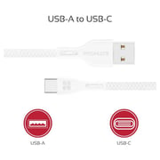 كابل USB-C من بروميت 1.2 متر أبيض