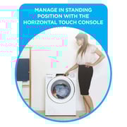 Candy ROW4966DHRR/1-199/ 9kg Washer & 6 kg Dryer 11110