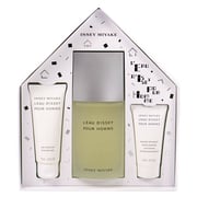 Issey Miyake L'eau D'issey Pour Homme Gift Set for Men (Issey Miyake L'eau D'issey Pour Homme 125ml EDT + Shower Gel 75ml + After Shave Balm 50ml)