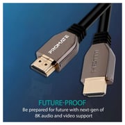 Promate Ultra HD High Speed 8K HDMI 2.1 Audio Video Cable 2m