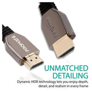 كابل للصوت والصورة بروميت 2 متر ألترا مع منفذ HDMI 2.1 عالي السرعة 8K