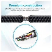 Promate High Definition Right Angle 4K HDMI Audio Video Cable 1.5m