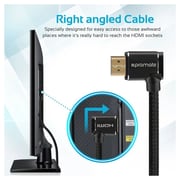 Promate High Definition Right Angle 4K HDMI Audio Video Cable 5m