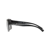 Emporio Armani Black Metal Men EM-2066-3001Z3-57 Sunglasses