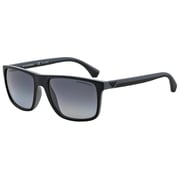 Emporio Armani Grey Plastic Polarized Men EM-4033-5229T3-56 Sunglasses
