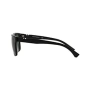 Emporio Armani Black Plastic Polarized Men EM-4035-501771-58 Sunglasses