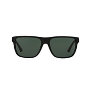 Emporio Armani Black Plastic Polarized Men EM-4035-501771-58 Sunglasses