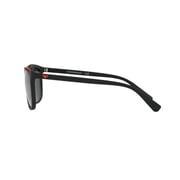 Emporio Armani Black Plastic Polarized Men EM-4109-50426G-57 Sunglasses