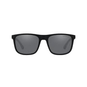 Emporio Armani Black Plastic Men EM-4129-504287-56 Sunglasses