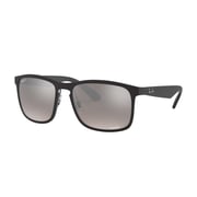 RayBan RB4264-601S5J-58 Black Plastic Polarized Men Sunglasses