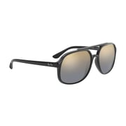 RayBan RB4312CH-601/J0-57 Black Plastic Polarized Men Sunglasses