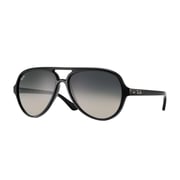 RayBan RB4125-601/32-59 Black Injected Unisex Sunglasses