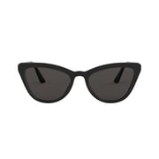 Prada Black Plastic Women PA-01VS-1AB5S0-56 Sunglasses