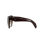 Prada Black Plastic Polarized Women PA-16RS-2AU4M0-56 Sunglasses