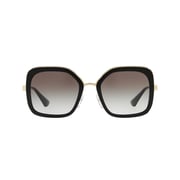 Prada Black Plastic Polarized Women PA-57US-1AB0A7-54 Sunglasses
