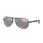 RayBan RB8313-002/K7-58 Black/Grey Carbon Fibre Polarized Men Sunglasses