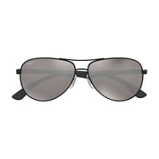 RayBan RB8313-002/K7-58 Black/Grey Carbon Fibre Polarized Men Sunglasses