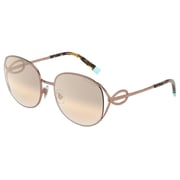 Tiffany Brown Metal Women TF-3065-61053D-56 Sunglasses