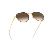 RayBan RB3589-905513-55 Brown/Gold Metal Unisex Sunglasses