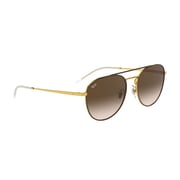 RayBan RB3589-905513-55 Brown/Gold Metal Unisex Sunglasses