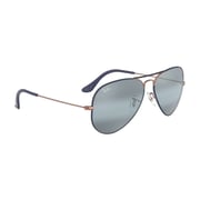 RayBan RB3025-9156AJ-58 Dark Blue/Bronze Copper Metal Unisex Sunglasses
