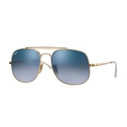 RayBan RB3561-001/3F-57 Gold Metal Men Sunglasses