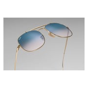 RayBan RB3561-001/3F-57 Gold Metal Men Sunglasses