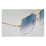 RayBan RB3561-001/3F-57 Gold Metal Men Sunglasses