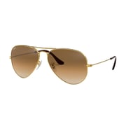 RayBan RB3025-001/51-58 Gold Metal Unisex Sunglasses