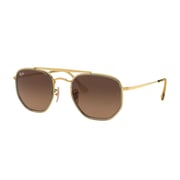 RayBan RB3648M-912443-52 Gold Metal Unisex Sunglasses