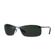 RayBan RB3183-004/9A-63 Gunmetal Metal Polarized Men Sunglasses