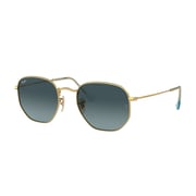RayBan RB3548N-91233M-51 Polished Gold Stainless Steel Unisex Sunglass