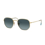 RayBan RB3548N-91233M-51 Polished Gold Stainless Steel Unisex Sunglass