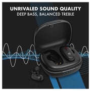Promate True Wireless Deep Bass In-Ear Stereo Earpods Black