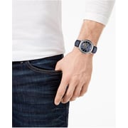Emporio Armani AR60011 Automatic Blue Leather Men Watch