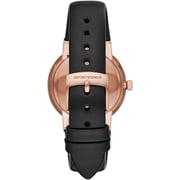Emporio Armani AR80027 Greta Black Leather Women Watch